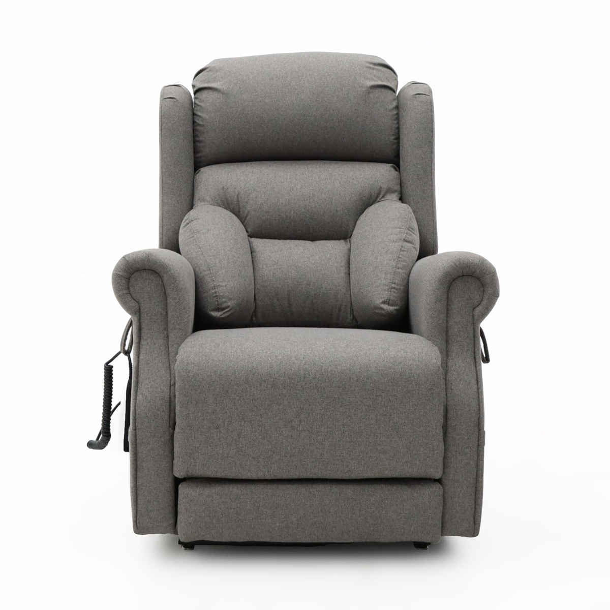 The Monteray Rise and Recline Chair in Flint Front View.jpg